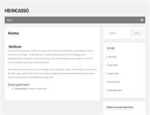 Tablet Screenshot of hb-incasso.nl